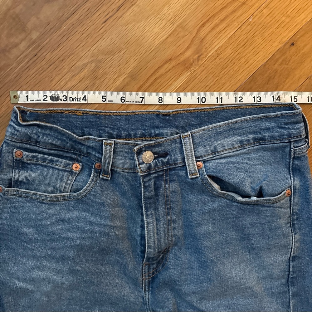Levi's 32w x 34l Blue Denim 505 Jeans - Picture 7 of 10